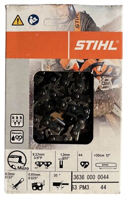 STIHL Sägekette Picco Micro 3, 30cm 3/8  P 1,3 mm 44 Glieder   3636 000 0044