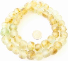 45 Handmade Ghana Tuscany multi Krobo recycled Glass African trade Beads-Ghana