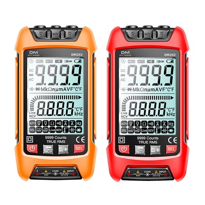 DM Digital Multimeter DC AC Voltmeter Resistance Capacitance Transistor Tester