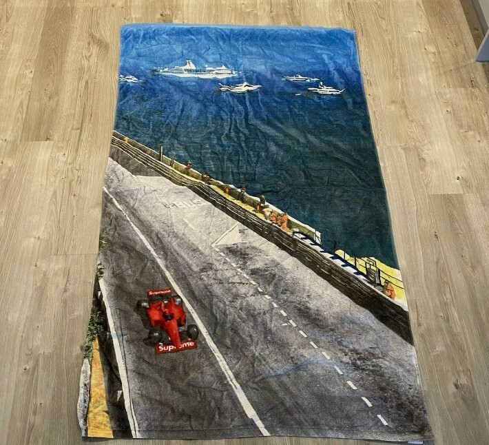 Supreme シュプリーム Grand Prix Beach Towel SS14 Supreme Grand Prix F1 Beach Towel formula 1 Very rare