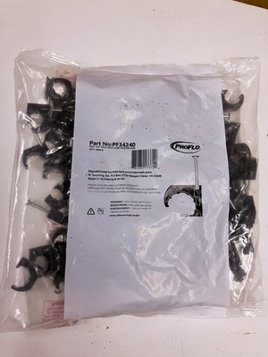 (100) PROFLO PF34240 Half Clamp Tube Talon J-Hook  1/2'' CTS (5/8'' OD) hanger