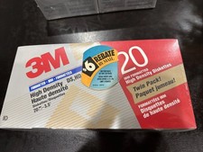 New 3M IBM Formatted DS,HD 3.5" Floppy Diskettes Pack of 20 USA 1994 Sealed