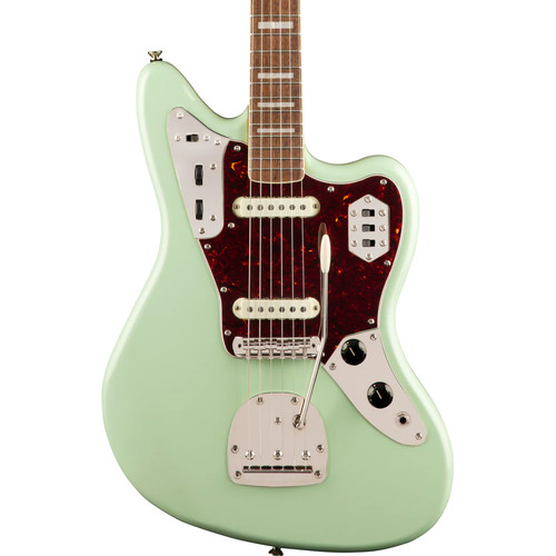 Squier by Fender Classic Vibe 70's Jaguar Electric Guitar, Surf Green