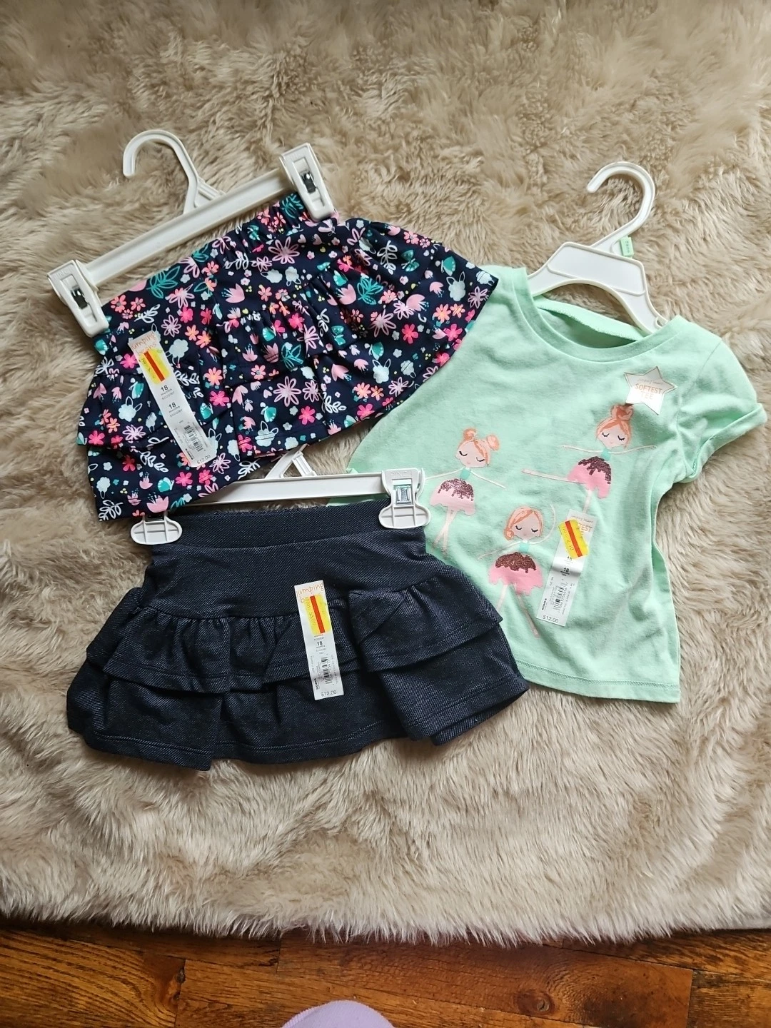 18 Months children's clothing New With Tags 2 Shirts One Shirt
