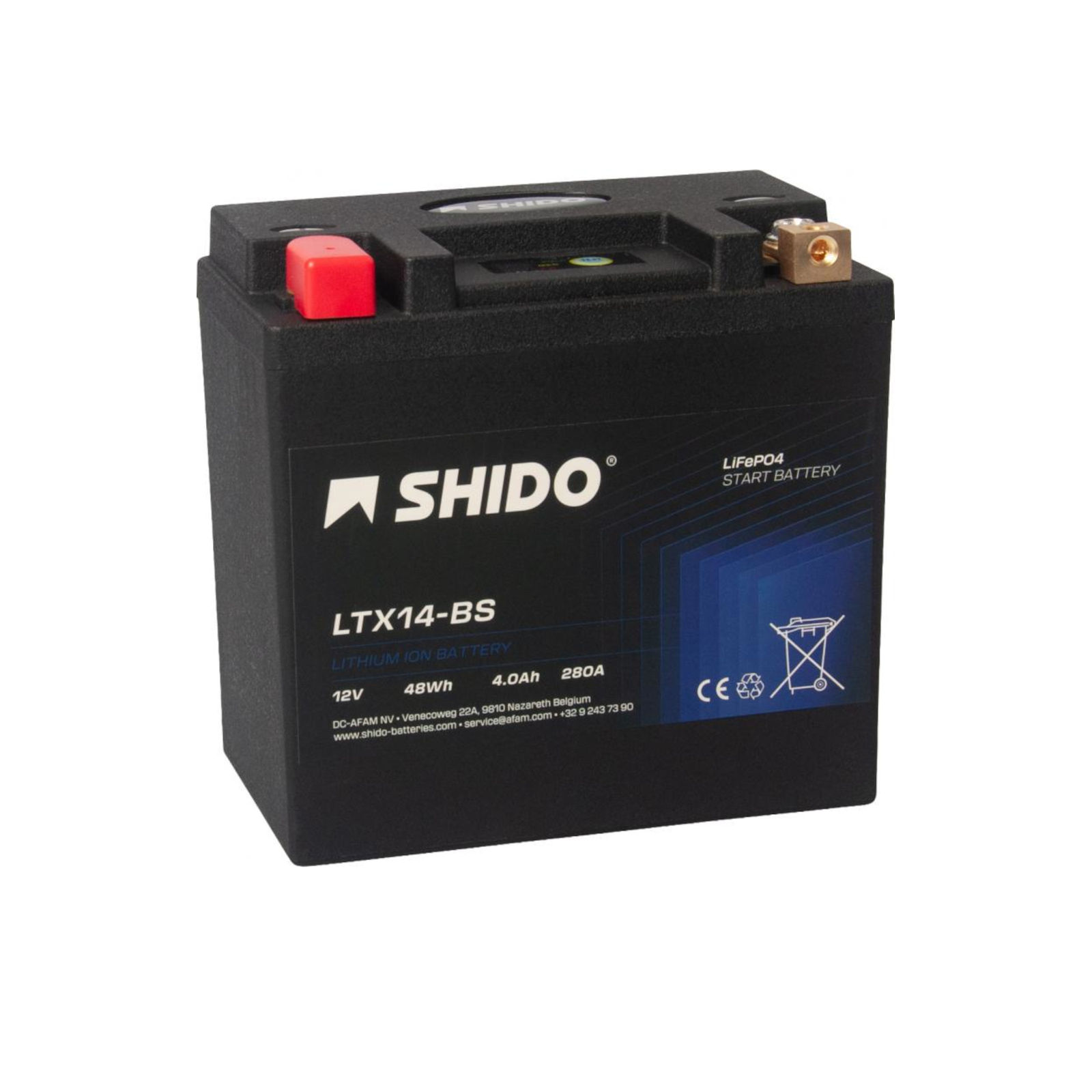 Battery for HUSQVARNA TE 410 E 2000 SHIDO