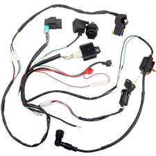 Electric Start Wiring Harness for 50cc-125cc ATV, Dirt Bike, Go Kart, Scooter