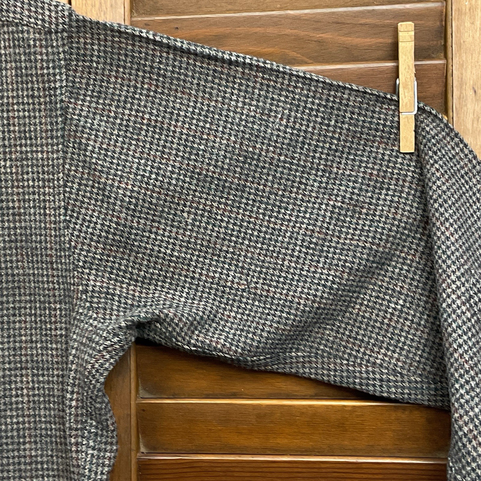 VTG Sir Pendleton Brown Houndstooth Button Down S… - image 5