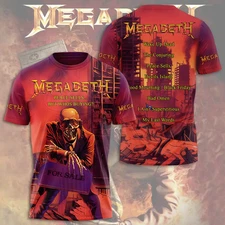 Megadeth Peace Sells...But Whos Buying AOP T-Shirt Gift For Fans S-5XL
