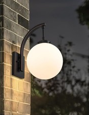 FTL Large Modern Outdoor Wall Sconce, Waterpr...