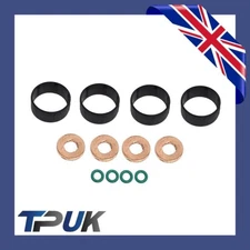 Fuel Injector Seal + Washer + Oring Set For Citroen Peugeot 1.4 Hdi Diesel