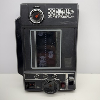 Tomy Digital Derby Auto Raceway Arcade Game Vintage 1978 w/ Video Tested Working
