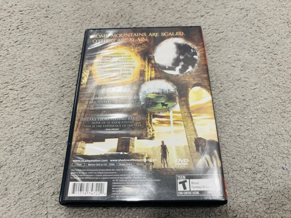 Shadow of the Colossus Greatest Hits (Sony PlayStation 2, 2006) Complete Working - Image 4 of 4