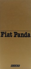 depliant pubblicitario fiat panda 30 45 1980 auto epoca poster ricambi vintage