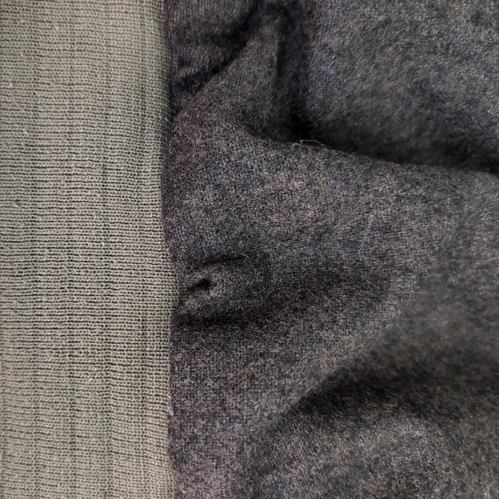 Cutter & Buck Vintage Bomber Jacket Men's Khaki/Wool Lined L - product detail image 7