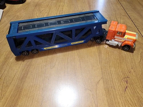 Tonka Super Gobots Go-Bots Stacks with Trailer Transport Robot Figure Vintage