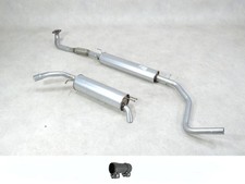 Endtopf Mitteltopf Neu für Fiat Stilo 1.6 16V Auspuff Set Schalldämpfer