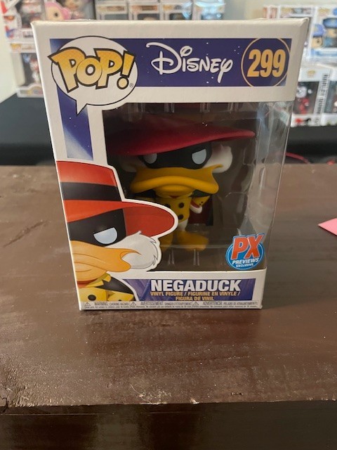 Funko Pop! Figura Vinilo Disney: Negaduck #299 Px Exclusiva Abovedada