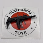 Vintage G.I. Joe Iron Grenadiers (V1) 1988 Submachine Gun Part Accessory ARAH