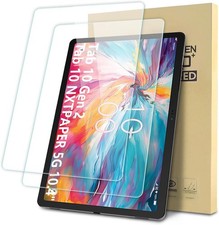 2-Pack Tempered Glass Screen Protectors for TCL Tab 10 Gen 2/NXTPAPER 5G, 9H Har