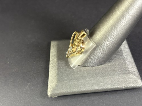 10k Yellow Gold Heart Pendant *READ DESCRITPION* - Picture 5 of 6