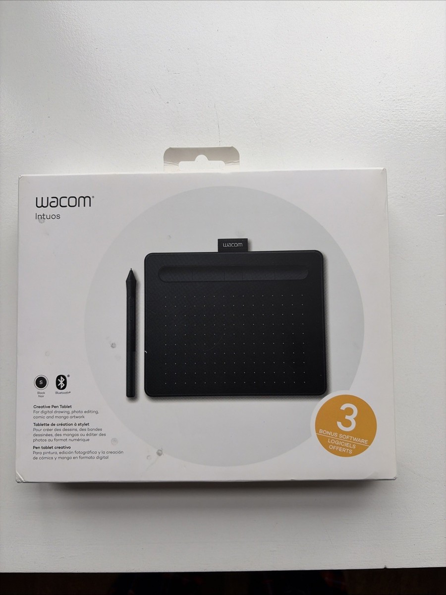 Wacom Intuos CTL-4100 Small Drawing Tablet Black for sale online