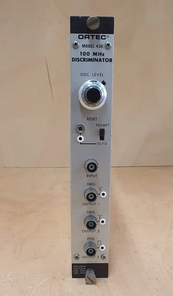 ORTEC 436 NIM-Modul Bin Module 100Mhz Discriminator 19" Einschub - Bild 3 von 4