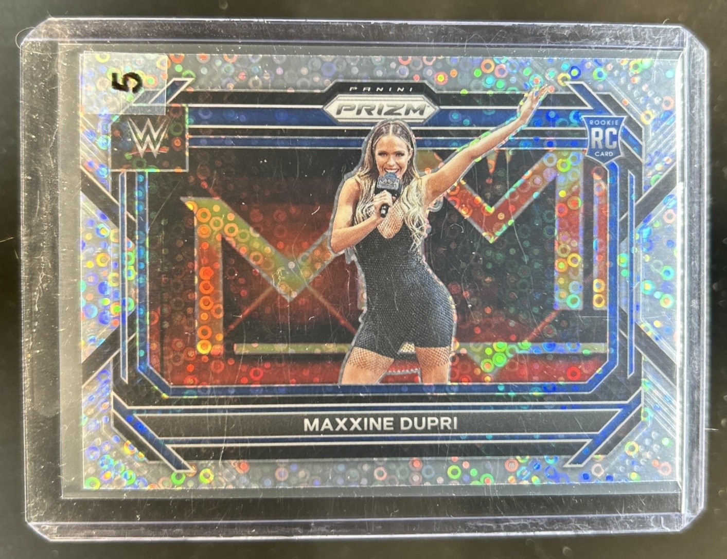 2023 Panini Prizm WWE Maxxine Dupri RC Under Card Rookie #85