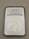 2006-W $1 American Silver Eagle 20th Anniversary NGC MS69 (Silver Dollar Set)