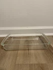 Vintage PYREX Clear 2 Quart Model #232-N Casserole Dish 13.5" x7.5" x2" ~ USA!