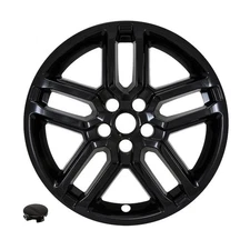 4 Black 18" Wheel Skins Hub Caps for 2025-2026 Ford Explorer Active