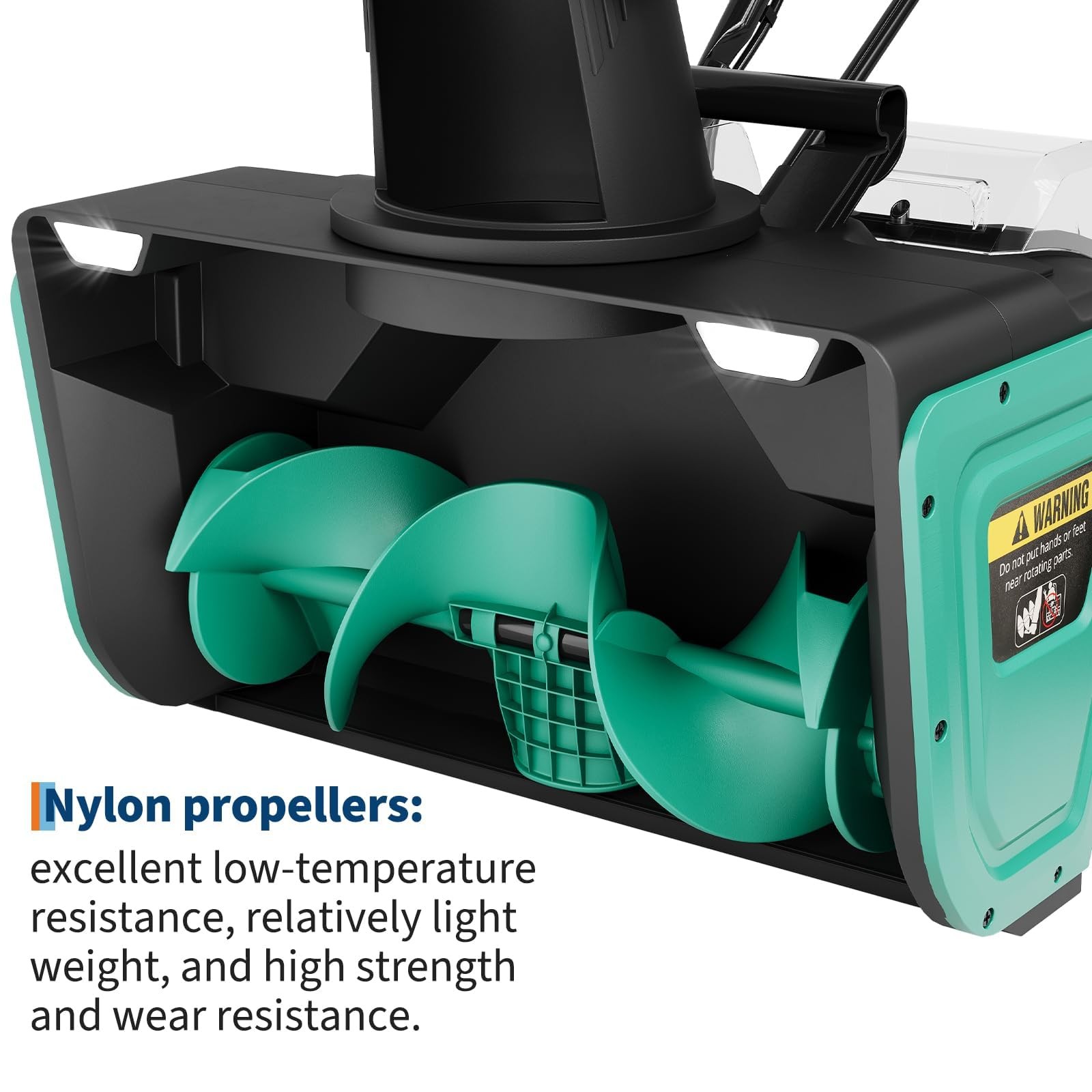 20V LED Cordless Snow Shovel Battery Snow Blower w/4.0Ah Battery & Charger 20"