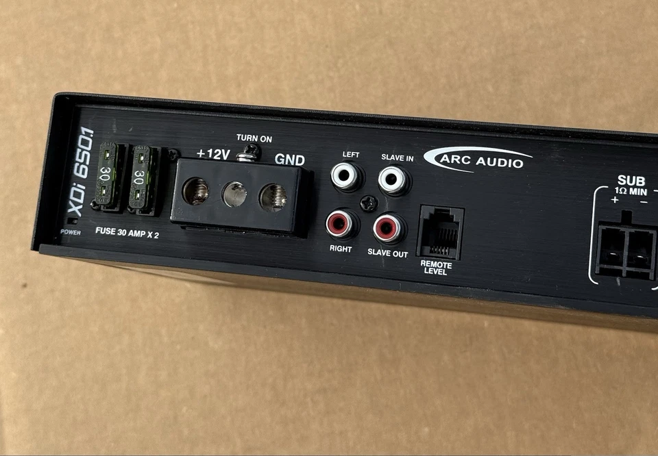 AMPLIFICADOR ARC AUDIO XDI 650.1 MONOBLOQUE 650W PARA SUBWOOFER COCHE MOTO Foto 4 de 4