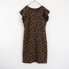 mina perhonen 'lyric' Embroidered Wool Dress Size 38