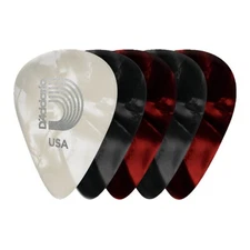 D'Addario Classic Pearl Celluloid Gauge Assortment 25 Pack