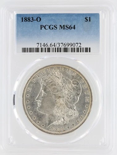 1883-O Morgan Dollar PCGS MS64 New Orleans Minted Silver Dollar