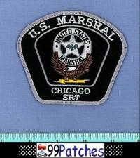 CHICAGO FEDERAL MARSHAL * SWAT SRT ILLINOIS WASHINGTON DC Police Patch 6F