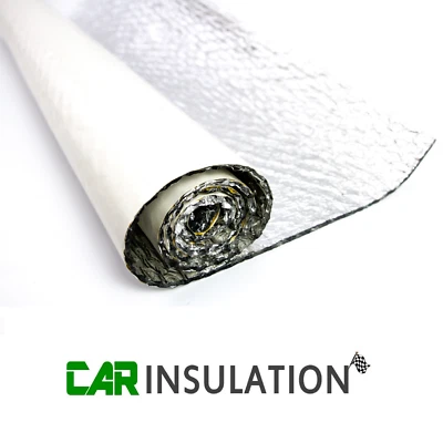 CAR INSULATION UK 3.6m Self Adhesive Thermal Radiant Bubble Foil Insulation Caravan Camper UK