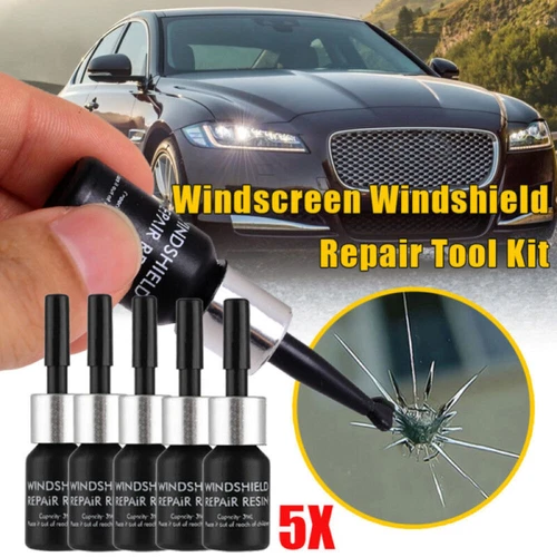 5PCS Repair Glass Windshield Kit Window Crack Car Tool For Screen Resin Home Use - Picture 5 of 11