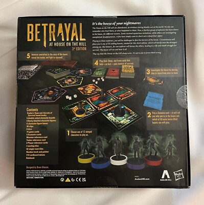 Betrayal At House On The Hill 3rd Edition – Cooperative Horror Board Game – 3-6 Players, Ages 12+ - View #6