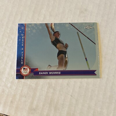 2024 Topps Chrome US Olympic Hopefuls card SANDI MORRIS 149