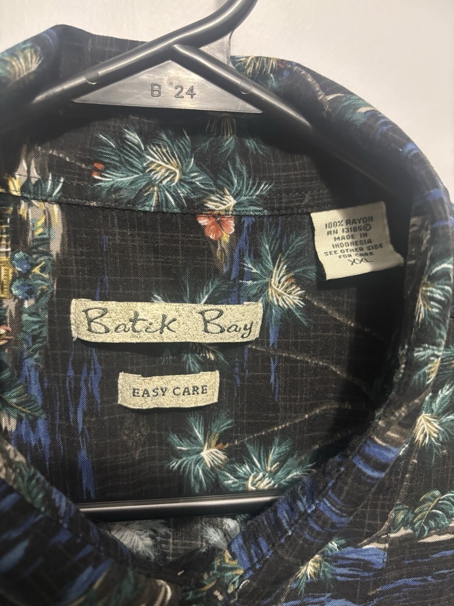 専用2 Batik Bay Men's XXL Black Button Up Hawaiian Shirt | eBay
