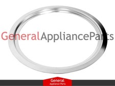 Stove Range Cooktop 8" Chrome Burner Drip Pan Ring Fits GE Kenmore  WB31X5014