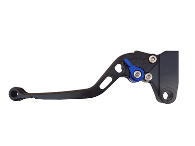 1x Schwarz Lang Motorrad Kupplungshebel Blau für Kawasaki Ninja 650R/Er-6F 09-13
