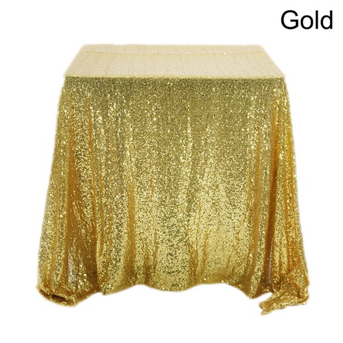 Glitter Sequin Decor Tablecloth Runner Polyester Table Cloth Cover Wedding Decor - Picture 2 of 28