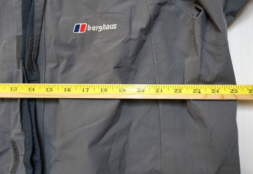 Berghaus GORE-TEX Mens Jacket Outdoor Hooded Wind & Waterproof Hiking Grey, XXL - 第 4/18 張圖片