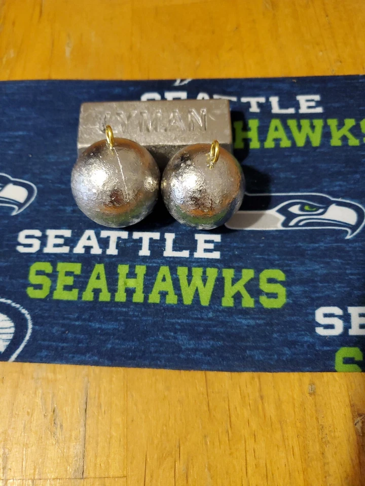 Грузила для пушечных шаров 8 унций и 10 унций 8 каждый свинцовый рыболовный вес 16 всего  - Изображение 3 из 4