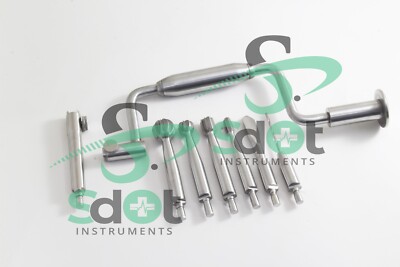 Hudson Hand Drill Brace Surgical Orthopedic 7 Pcs Premium Material Instruments