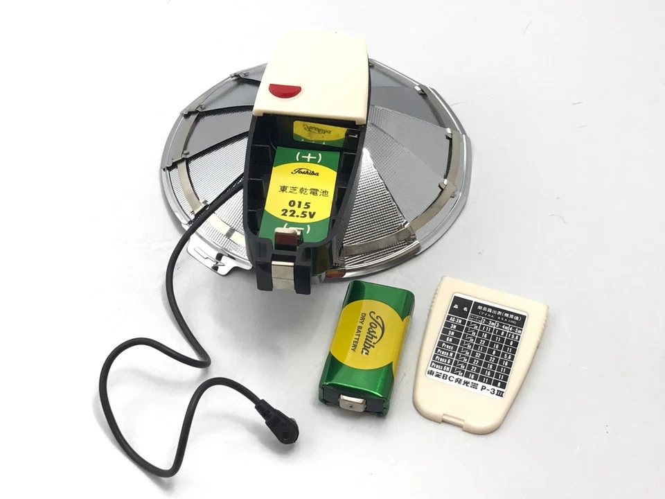 Dispositivo emisor de luz estroboscópico externo Toshiba BC tipo P-3 vintage Foto 3 de 4