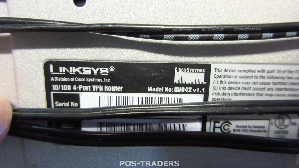 Cisco Linksys RV042 V1.1 Home 4-Port 10/100 LAN 1-Port WAN VPN Router INCL PSU - Bild 3 von 3