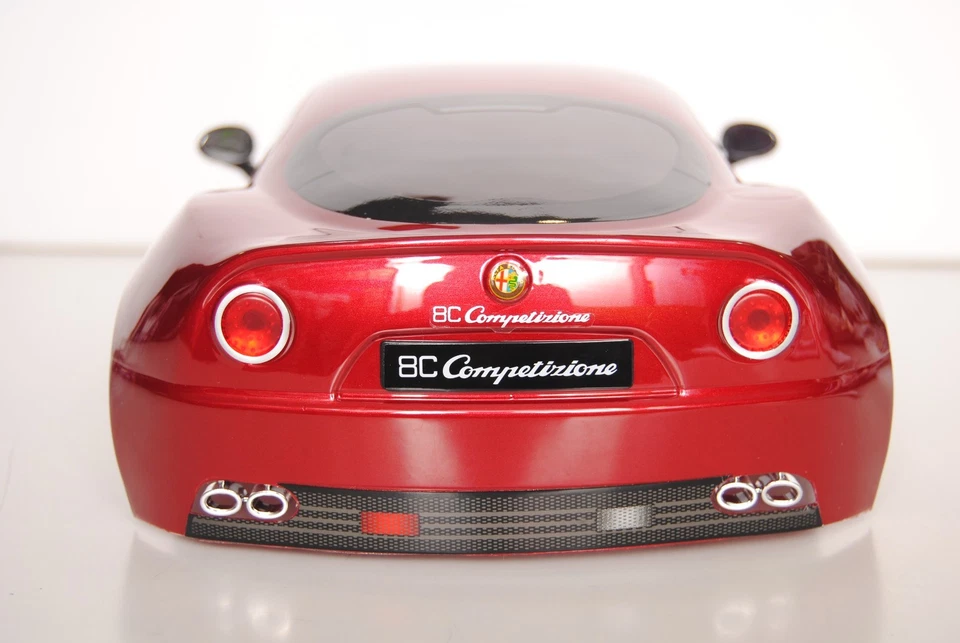 THE RALLY LEGENDS EZQ8R100 Carrozzeria ALFA ROMEO 8C Verniciata + Accessori - Immagine 2 di 4
